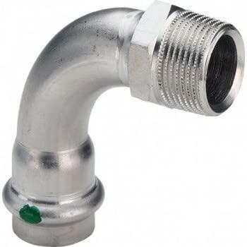 Viega Curva Mista 90° Ø18mm – Inox Pressa