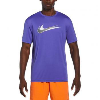 Nike Wasser-Stil Stacked Swoosh T-Shirt – Elektroblau, XL XL