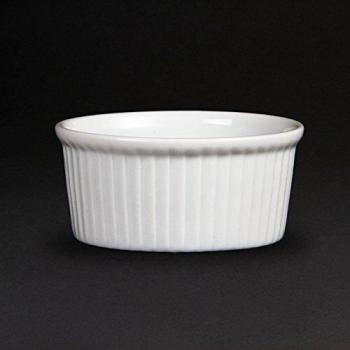 Ramequins en Porcelaine Blancs 85mm x 12 Olympia