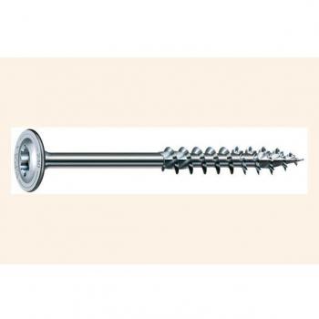 Tornillo 8x260 para madera con cabeza torx y arandela galvanizado