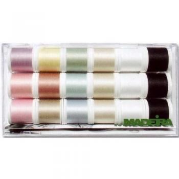 Cotona 80 Clear Storage Box with 18 Spools