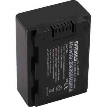 Batteries rechargeables EXTENSILO 2x pour Samsung SMX-F43, SMX-F43BN, SMX-F44, SMX-F44BN (2000mAh, 3,7V, Li-ion)