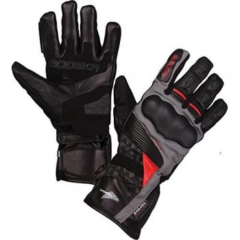 Gants de moto Modeka Panamericana imperméables Noir Rouge 2XL
