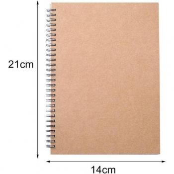 Cahier Sketchbook 50 Papiers Kraft