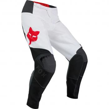 Pantalones Fox 180 Flow Off-road Blanco y Rojo Talla 30