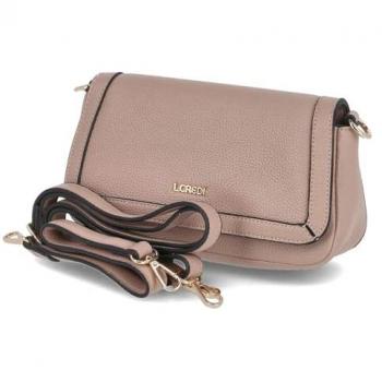 L.CREDI Malina Umhängetasche 25 cm Damen Kunstleder Braun