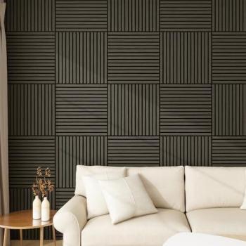 Paneles 3D Vang Gris Roble – Paquete de 4 (1,44 m²)