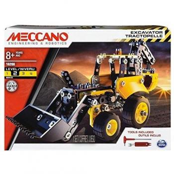 Construisez un Tractopelle Meccano – Ensemble complet