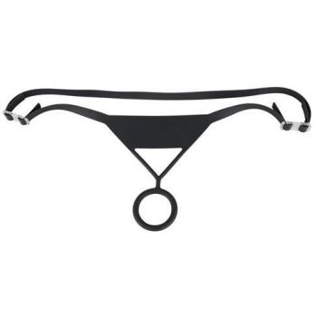 Schwarzes Bad Kitty Haken‑Ring für den Penis