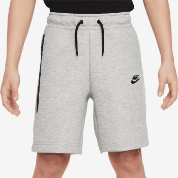 Nike Tech Fleece Children’s Shorts – Grey – Size M