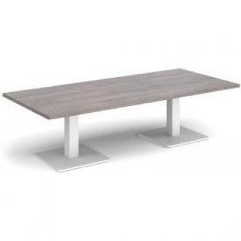 Brescia White‑Base Rectangular Coffee Table – 1.8 m x 0.8 m
