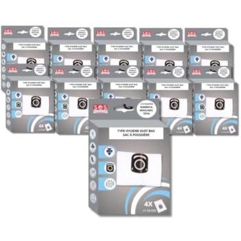 Accessoire aspirateur : sac et micro‑filtre, compatible Rowenta ZR003901