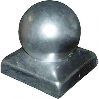 Gartenzaun-Pfostenkappe 70x70mm + Kugel