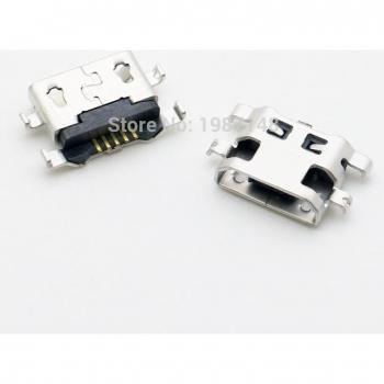 10pcs Heavy Plate Micro USB Female Connectors 5-Pin for Huawei G7, Alcatel, Lenovo