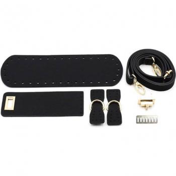 5 Pcs Artificial Leather Shoulder Bag Accessories for DIY Crafting