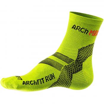 TrailMax ArchFit Yellow Socks for Men/Women Size L