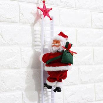 Festive Electric Santa Hat for Kids with Lights and Sound