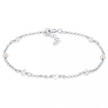 Elli Armkette »Armband Elegant Kristalle 925 Silber«