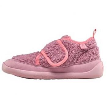 Affenzahn Vegan Hausschuhe für Kinder, Modell Fleecy, Rosa