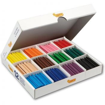 300 CERAS JOVICOLOR TRIWAX 12 COLORES ECONOMY PACK