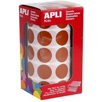 APLI ROLLO GOMETS CIRCULO 20 mm MARRON