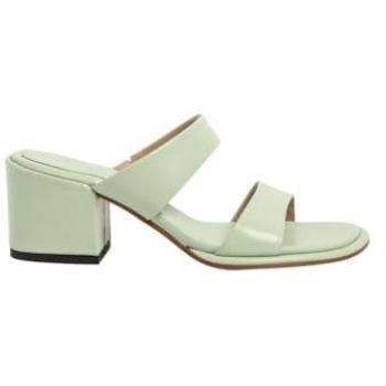 Cuir Vert Neosens – Sandales Casuelles à Talon de 6 cm