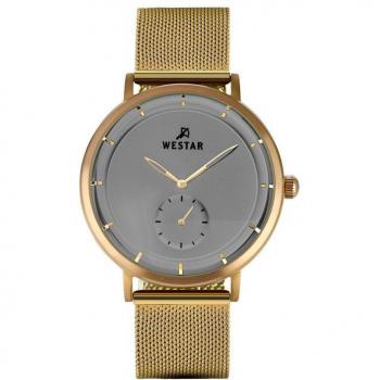 Westar Profile Grijze Quartz Herenhorloge – Roestvrijstalen Dial 50247BZZ106