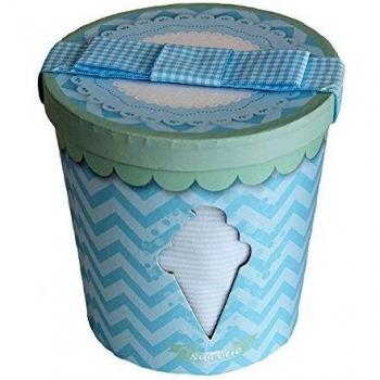 Minene 3 pièces bébé garçon Crème glacée Tub Ensemble cadeau 0-3 ans