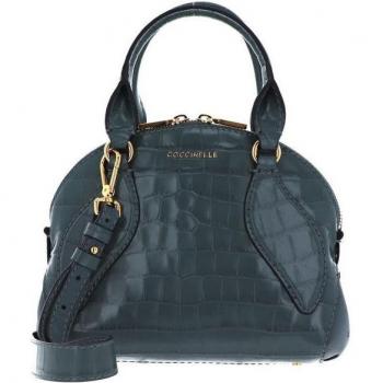 COCCINELLE Handtasche Colette mit glänzender Kroko-Prägung