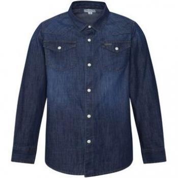 Chemise garçon Pepe Jeans JHON Bleu 18 ans