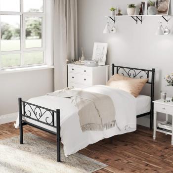 190x90 Metal Bed Frame – Single Room Use