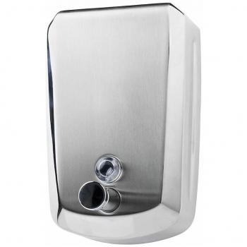 Distributeur de savon et gel 0,8L inox