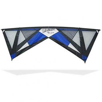 Révolution Kites Reflex 1.5 Rx – Cerf‑volant « Dark Blue » avec poignée de contrôle