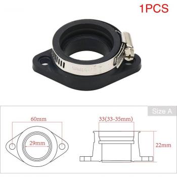 SCL Racing Motorcycle Carburetor Rubber Adapter Interface Intake Manifold for PWK28