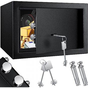 KESSER Coffre-fort à clé 30x20x20cm avec 2 clés et fixation murale