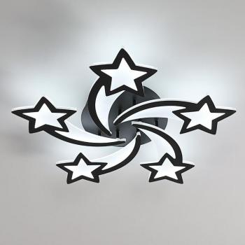LED‑Kronleuchter 62 W – 5000 lm – 6500 K – Comely Schwarz – 65 cm