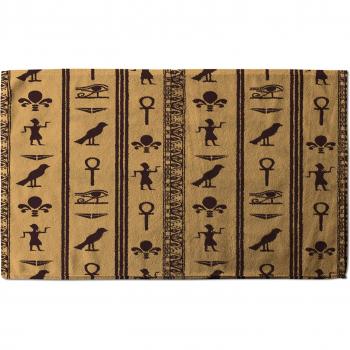 Pyramid Bird Orange Ankh Pharaoh Kitchen Towel