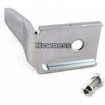 Kit de support de béquille noir/chromé pour Harley Davidson FLST 2007