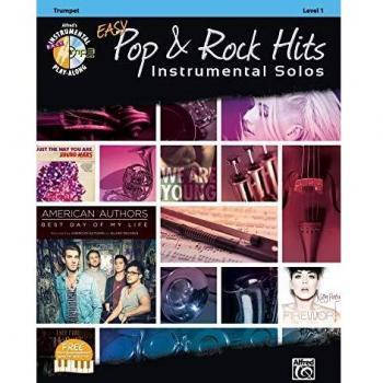 Easy Pop & Rock Hits Instrumental Solos: Trumpet, Book & CD