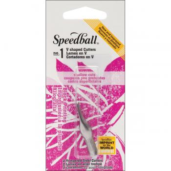 Speedball Small V Lino Cutter Blades 2/Pkg