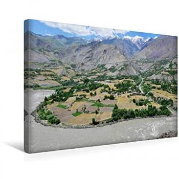 Afghanistan Panorama: Calvendo Leinwand 45 × 30 cm (Panj-Fluss)