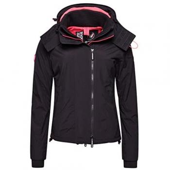 Pale Fluoro Pink Pop Arctic Windcheater – Dark Charcoal, XS Women