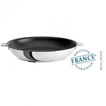 Poêle Haute Inox Anti-Adhésif Amovible 24 cm Exceliss Mutine