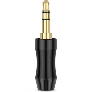 Conector de 3.5mm para Auriculares con Clip y Acabado en Oro