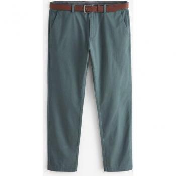 Slim Fit Chino mit Gürtel und Design