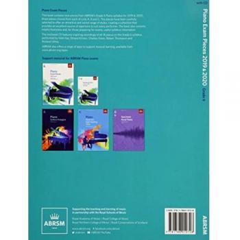 Piano Exam Pieces 2019 & 2020, ABRSM Grade 6, with CD: Selected from the 2019 & 2020 syllabus (ABRSM Exam Pieces)