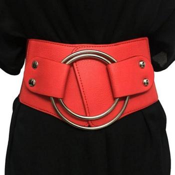 Cinturón de Metal Hueco con O-Anillo para Vestido