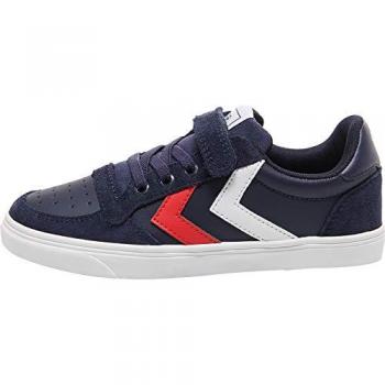 Kinderschuhe Hummel Slimmer Stadil Leather Low Bleu 37 unisex