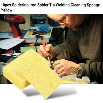 Yellow Soldering Iron Cleaning Sponge Pads
