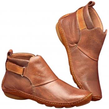 Bottes Vintage Orthopédiques Douces Marron 41